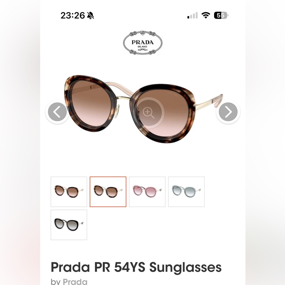 Prada PR 54YS Sunglasses
